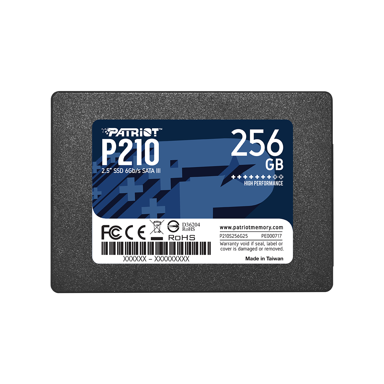 PATRIOT MEMORY P210 SSD 256GB SATA 3 Internal Solid State Drive 2.5 (P210S256G25)