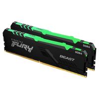 Kingston 32GB (16GBx2) KF432C16BB1AK2/32 Fury Beast CL16 RGB 3200MHz DDR4 RAM