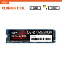 Silicon Power 512GB P34A80 Gen3x4 TLC R/W up to 3,400/3,000 MB/s PCIe M.2 NVMe SSD