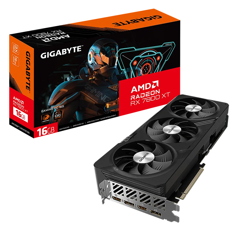 Gigabyte Radeon RX 7800 XT GAMING OC 16G Graphics Card (GV-R78XTGAMING-OC-16GD)