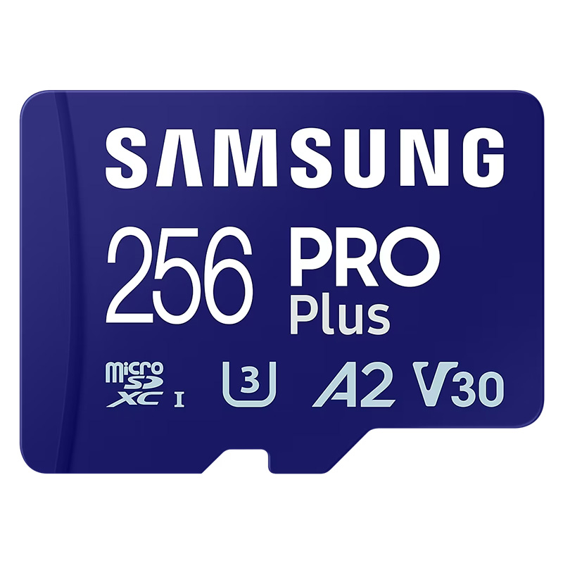 Samsung PRO Plus 256GB U3 A2 V30 UHS-I 180MB/s Blue MicroSDXC Card