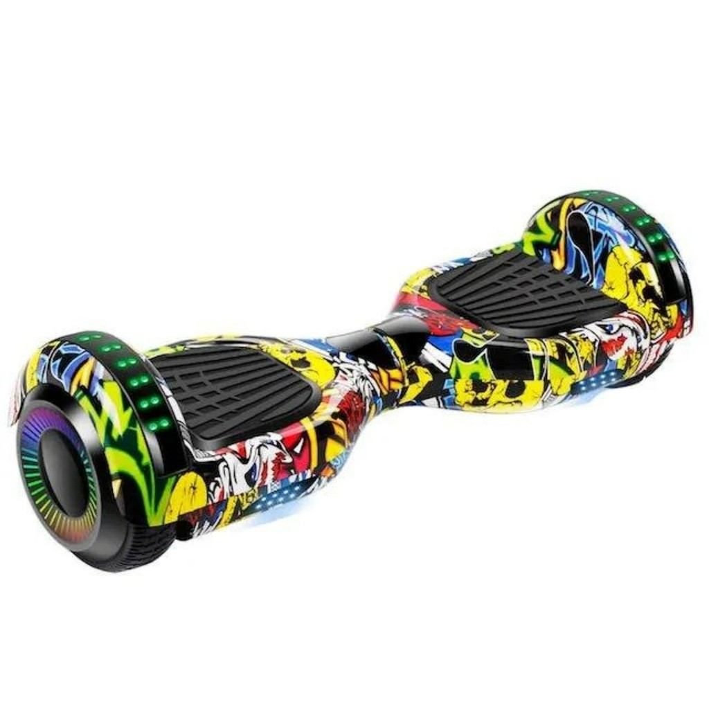 Funado Smart-S W1 Hoverboard Bluetooth Speaker Self Balancing Scooter Hip-Hop Graffiti