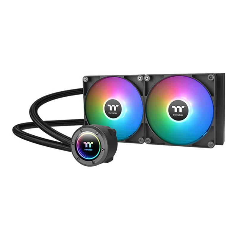 Thermaltake TH280 V2 ARGB 280mm AIO Liquid CPU Cooler - Black (CL-W375-PL14SW-A)