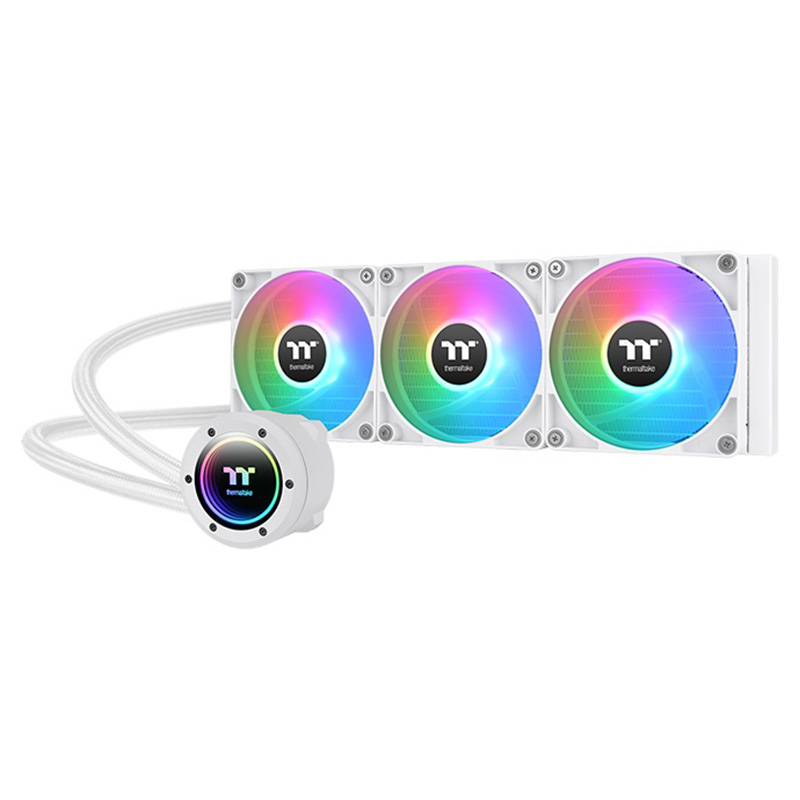 Thermaltake TH360 V2 ARGB 360mm AIO Liquid CPU Cooler - Snow (CL-W365-PL12SW-A)