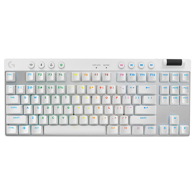 Logitech G PRO X TKL Lightspeed RGB Wireless Mechanical Gaming Keyboard - White (920-012149)