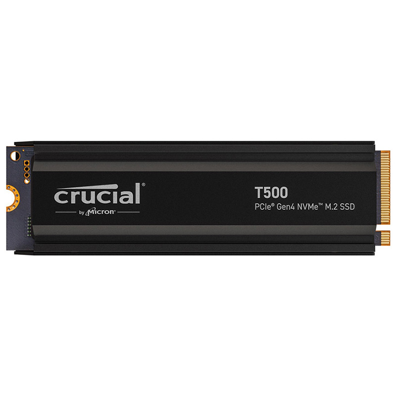 Crucial T500 2TB PCIe 4.0 M.2 2280 NVMe SSD with Heatsink (CT2000T500SSD5)