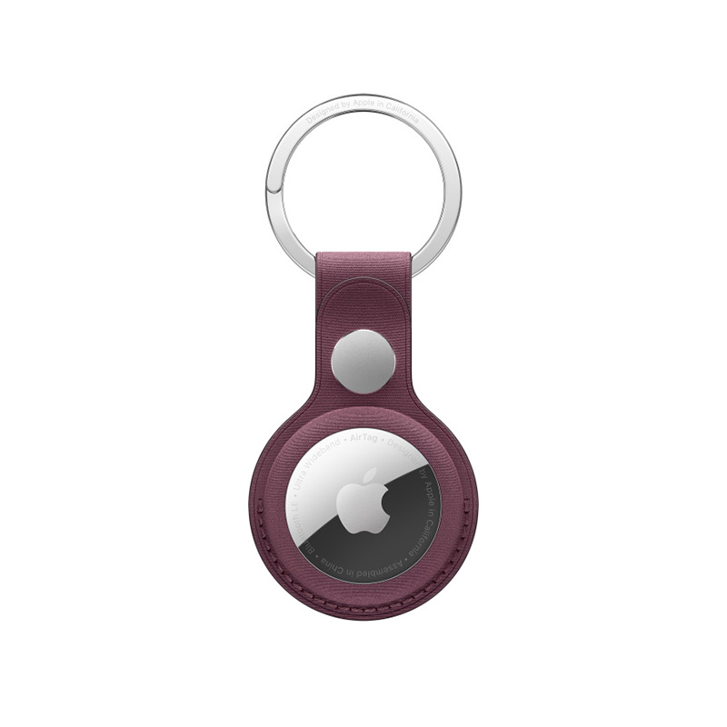 Apple AirTag FineWoven Key Ring - Mulberry