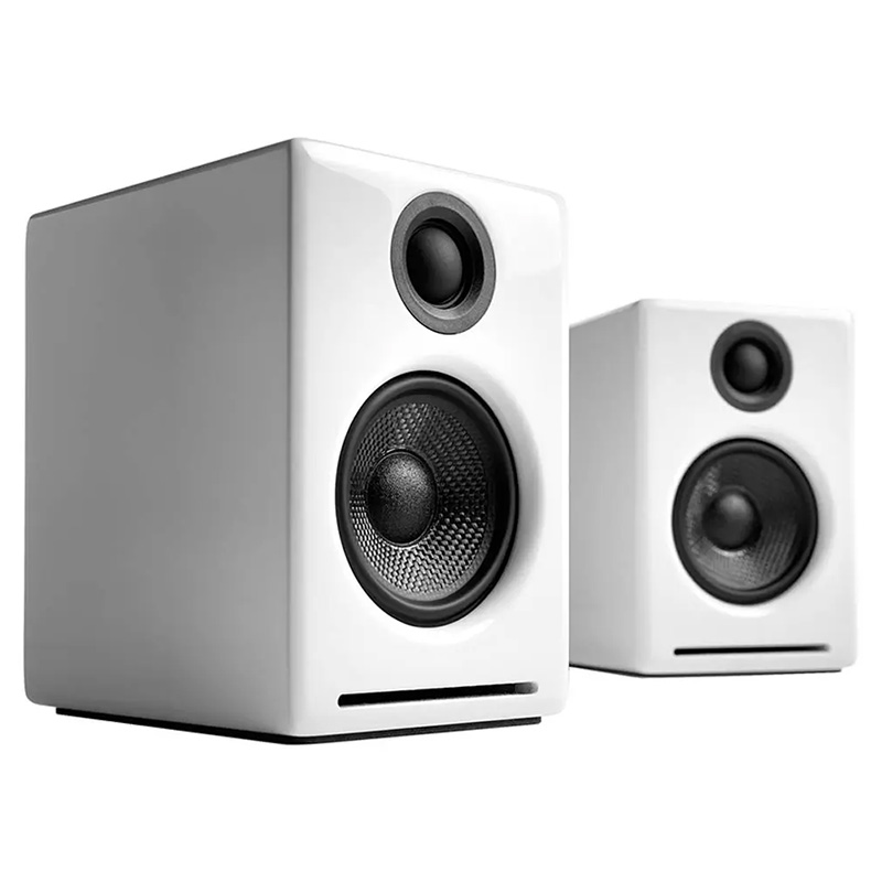 Audioengine 2+ Wireless Desktop Speakers - Gloss White - OPENED BOX 75420
