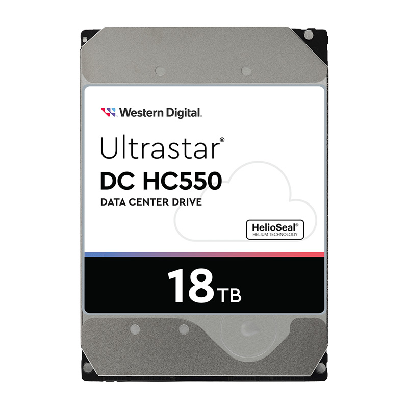 Western Digital 18TB Ultrastar DC HC550 7200RPM 3.5in SAS Hard Drive (0F38353)