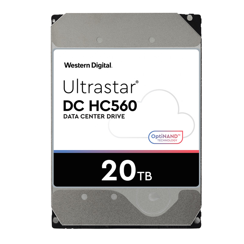 Western Digital 20TB Ultrastar DC HC560 7200RPM 3.5in SAS Hard Drive (0F38652)