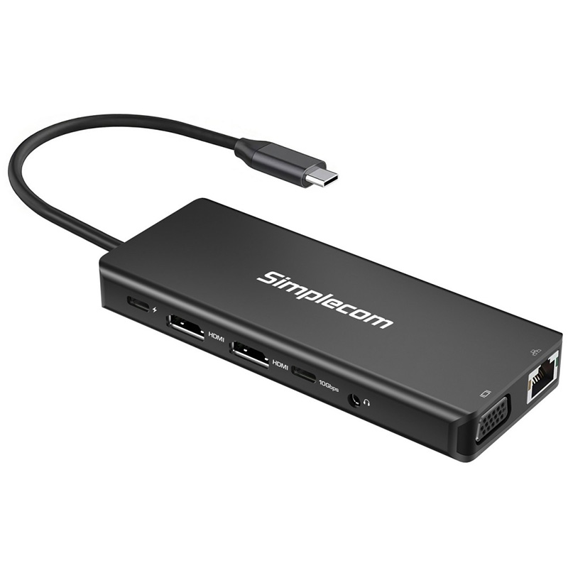 Simplecom USB-C 13-in-1 Multiport Docking Station (CHN613)