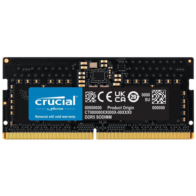 Crucial 8GB (1x8GB) CT8G52C42S5 5200MHz CL42 SODIMM DDR5 RAM