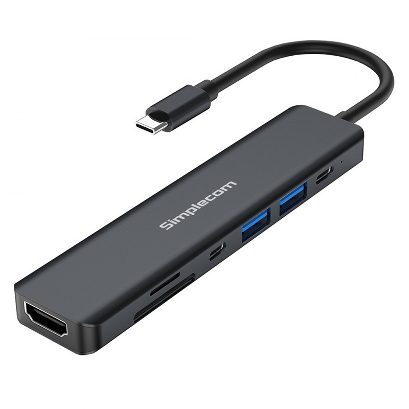 Simplecom 7-in-1 USB-C Multiport Adapter Hub (CH570)