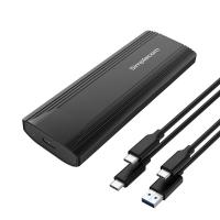 Enclosures-Docking-Simplecom-SE504v2-NVMe-SATA-Dual-Protocol-M-2-SSD-USB-C-Gen-2-Enclosure-Black-4