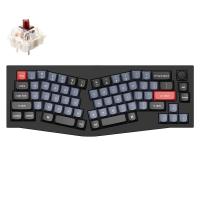 Keychron Q8-M3 Alice Layout QMK Custom Hot-Swappable Gateron Full Assembled Mechanical Keyboard Knob Version - Black (Brown Switch) (Q8-M3)