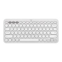 Logitech Pebble Keys 2 K380S Slim Bluetooth Wireless Keyboard - Tonal White (920-011754)