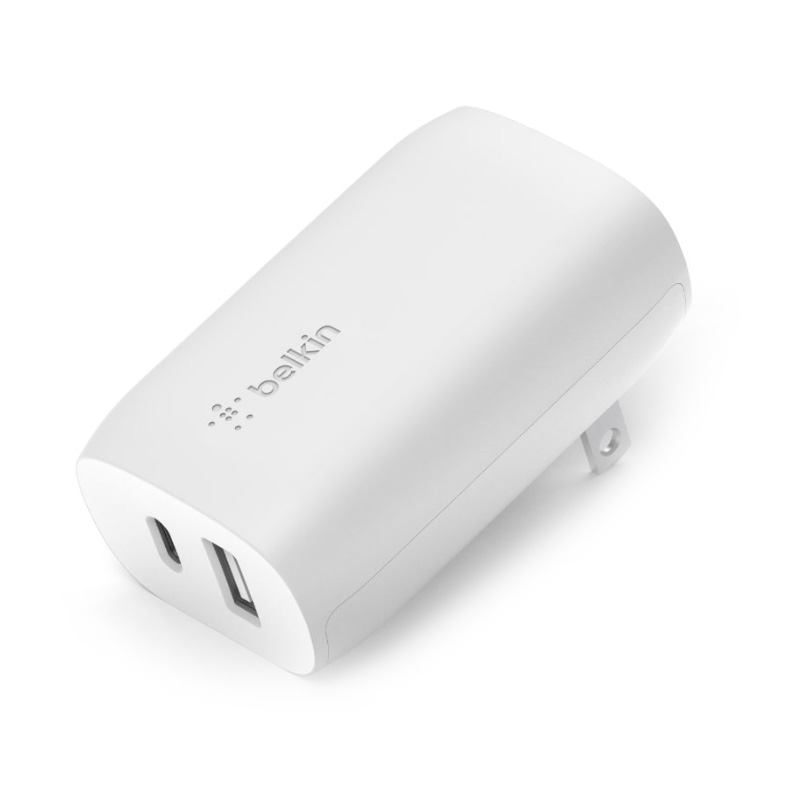 Belkin 37W Dual Wall Phone Charger with PPS - White