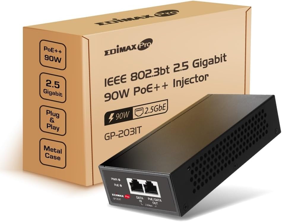 IEEE 802.3bt 2.5 Gigabit 90W PoE++ Injector GP-203IT