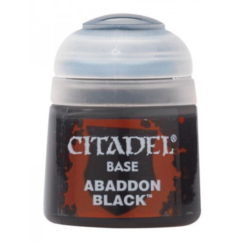 Games Workshop 21-25 Citadel Base: Abaddon Black