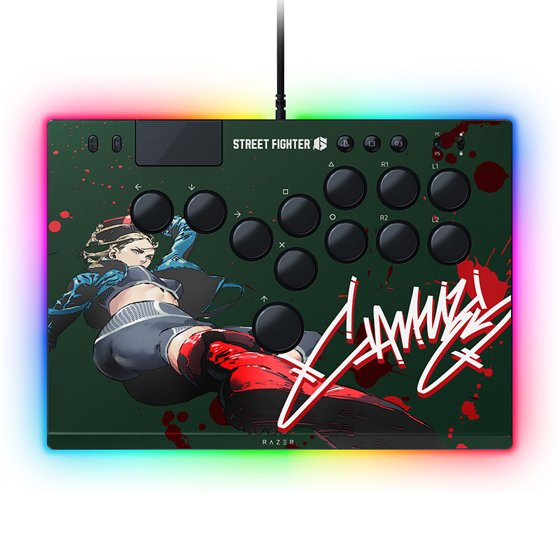 Razer Kitsune All-Button Optical Arcade Controller for PS5 and PC - SF6 Cammy (RZ06-05020300-R3A1)