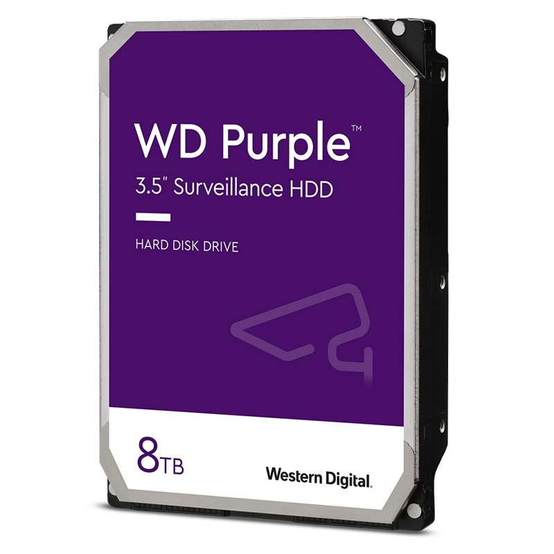 Western Digital 8TB Purple 5640RPM 3.5in SATA Surveillance Hard Drive (WD85PURZ)