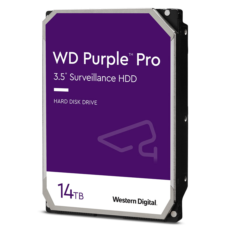 Western Digital 14TB Purple Pro 7200RPM 3.5in SATA Surveillance Hard Drive (WD142PURP)