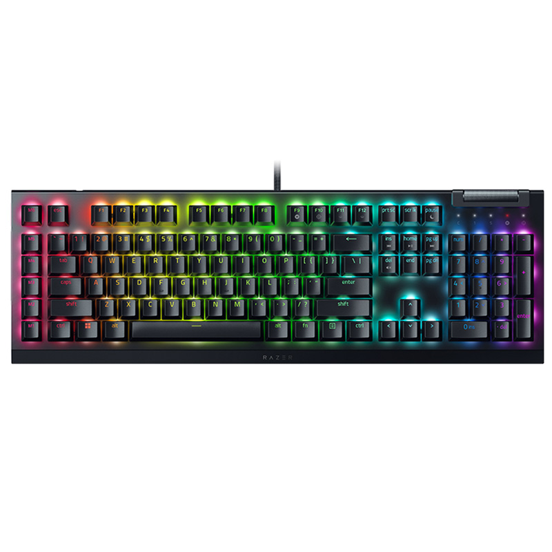 Razer BlackWidow V4 X Mechanical Gaming Keyboard - Green Switch US Layout (RZ03-04700100-R3M1)