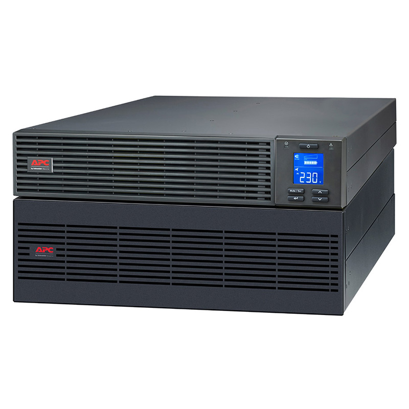 APC Easy UPS On-Line 6kVA/6kW Rackmount 5U 230V w/ LCD Extended Runtime with Rail Kit (SRV6KRILRK)