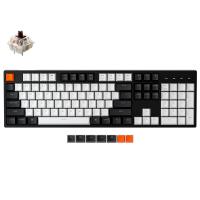 Keychron C2 USB Wired Keyboard Hot-Swappable Gateron RGB Backlit 104 Keys Mechanical Keyboard - Brown Switch (KBKCC2H3BROWN)