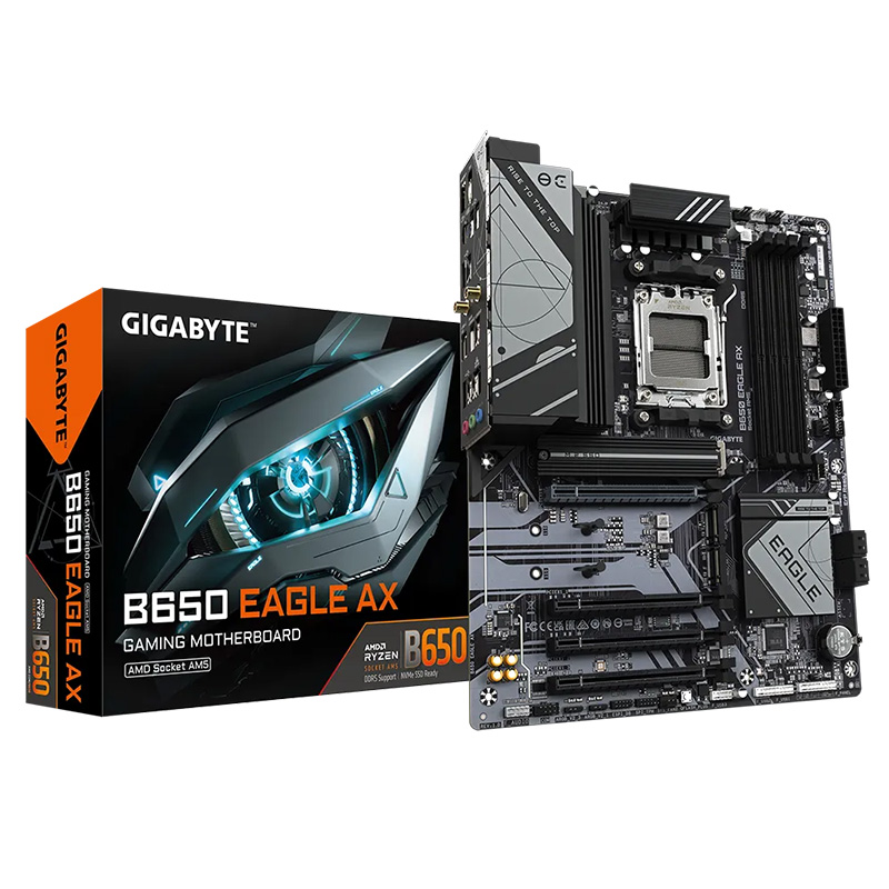 Gigabyte B650 Eagle AX AM5 ATX Motherboard (B650 EAGLE AX)