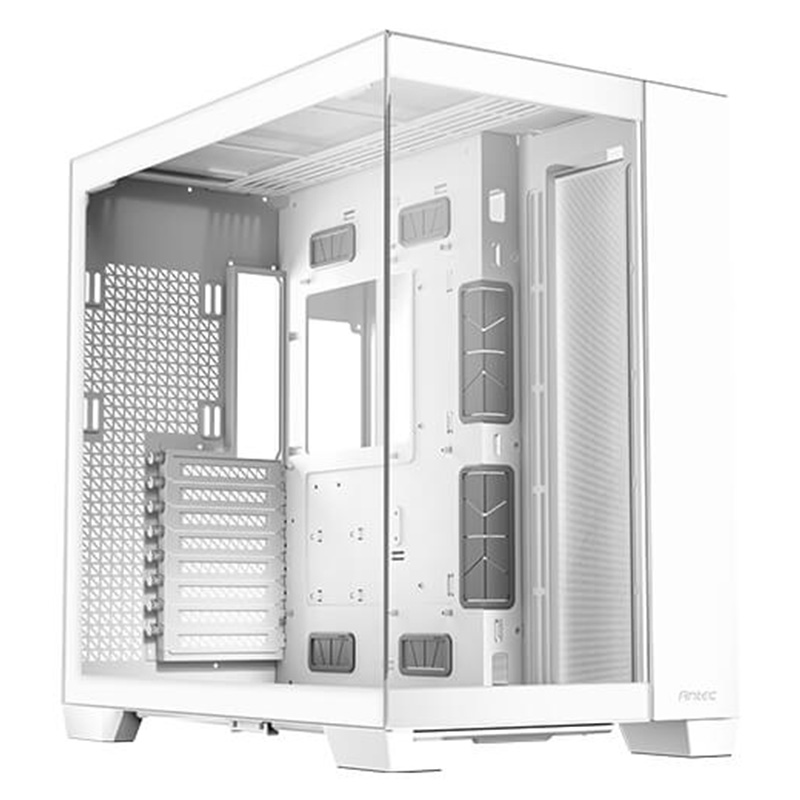 Antec C8 Seamless Edge Front and Side Full Tower E-ATX Case - White (C8 WHITE)