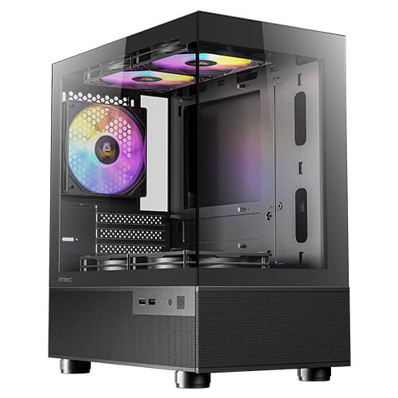 Antec CX200M RGB Elite Mini Tower mATX Gaming Case (CX200M ELITE)