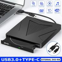 External DVD Driver USB 3.0 + Type-C Dual Interface DriverFree Mobile PC CD Recorder