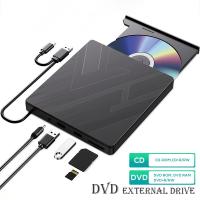 External USB DVD Drive Pennote Desk Machine CD Mobile Drive Type-c Recording Machine