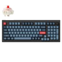 Keychron V5 MAX 96% Full Assembled Knob RGB Hot-Swap Wireless QMK Custom Keyboard Gateron Jupiter Red Switch (KBKCV5MD1)