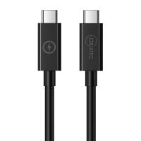 Cruxtec 2m USB-C to USB-C Cable for Syncing & Charging (CTC-2HW-2MBK)