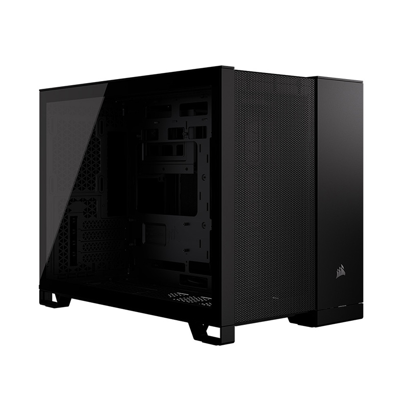 Corsair 2500D AirFlow TG Mid-Tower Dual Chamber mATX Case - Black (CC-9011263-WW)