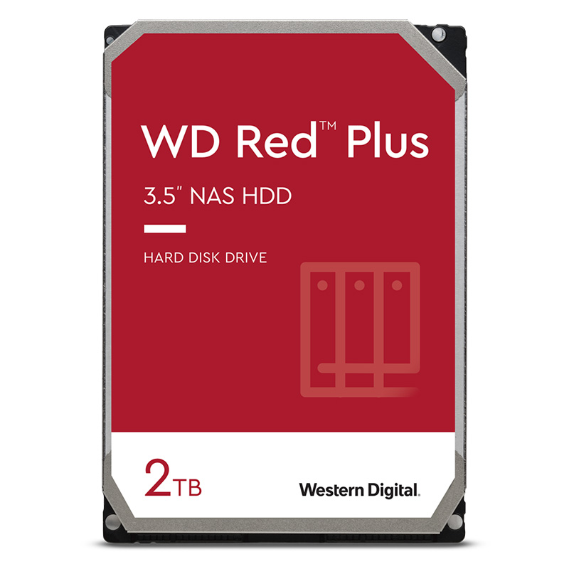 Western Digital 2TB Red Plus 5400RPM 3.5in SATA Hard Drive (WD20EFPX)