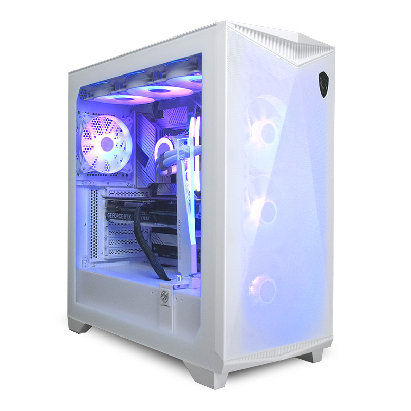 G7 Core Intel i7 14700K GeForce RTX 4070 Ti Super Gaming PC - White 56479