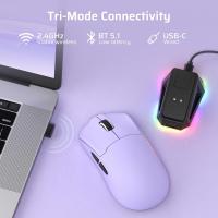 LTC-GM022-Superlight-3-Mode-Wireless-Gaming-Mouse-with-RGB-Charging-Dock-PAW3395-26K-DPI-Sensor-55G-Lightweight-Ergonomic-Bluetooth-Gaming-Mouse-5-8