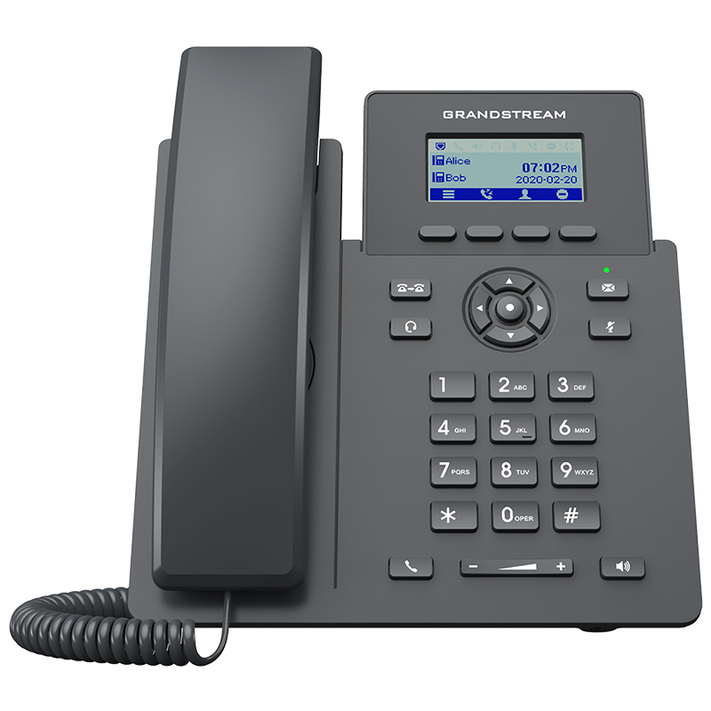 Grandstream 2 Lines 2 SIP Accounts 2.4GHz WiFi 6 IP Phone (GRP2601W)