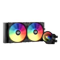 Redragon HL240 ARGB Liquid Cooling System, CPU Water Cooler 20 dBA Quiet 2 x 120mm PWM RGB FDB Fans, LGA 1700, AMD AM5 Ready