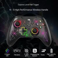 Switch wireless joker pro transparent luminous RGB body sense gaming handheld controller