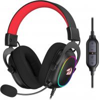 Redragon H510 Zeus-X RGB Black USB Wired Gaming Headphone Headset - 7.1 Surround Sound 53MM Audio Drivers in Memory Foam Ear Pads