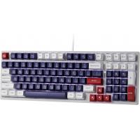 LTC NB981 Nimbleback 98 Keys Wired Mechanical Keyboard, 96% Gaming Keyboard w/White Backlit, Red Switch