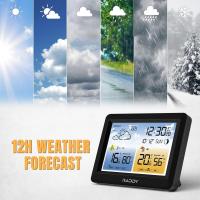 Smart-Home-Appliances-WM6-Weather-Station-with-2000mAh-Rechargeable-Battery-Wireless-Indoor-Outdoor-Thermometer-Hygrometer-Barometer-Atomic-Clock-Weather-Forecast-black-3