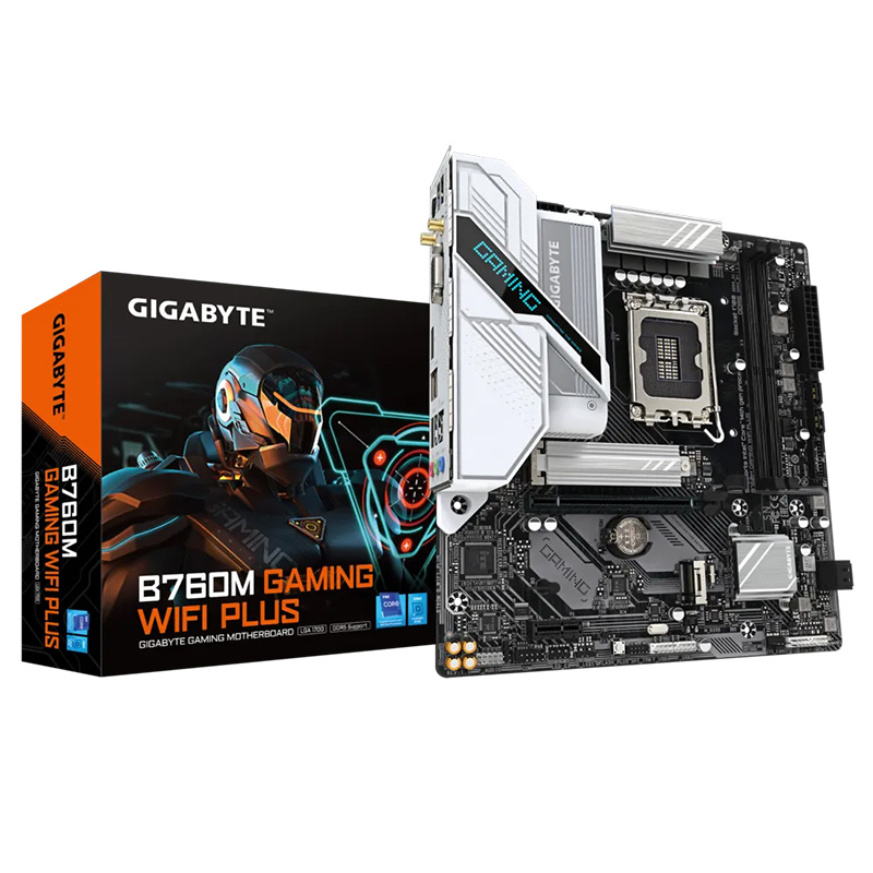 Gigabyte B760M Gaming WIFI Plus LGA 1700 mATX Motherboard (GA-B760M-G-WIFI-PLUS)