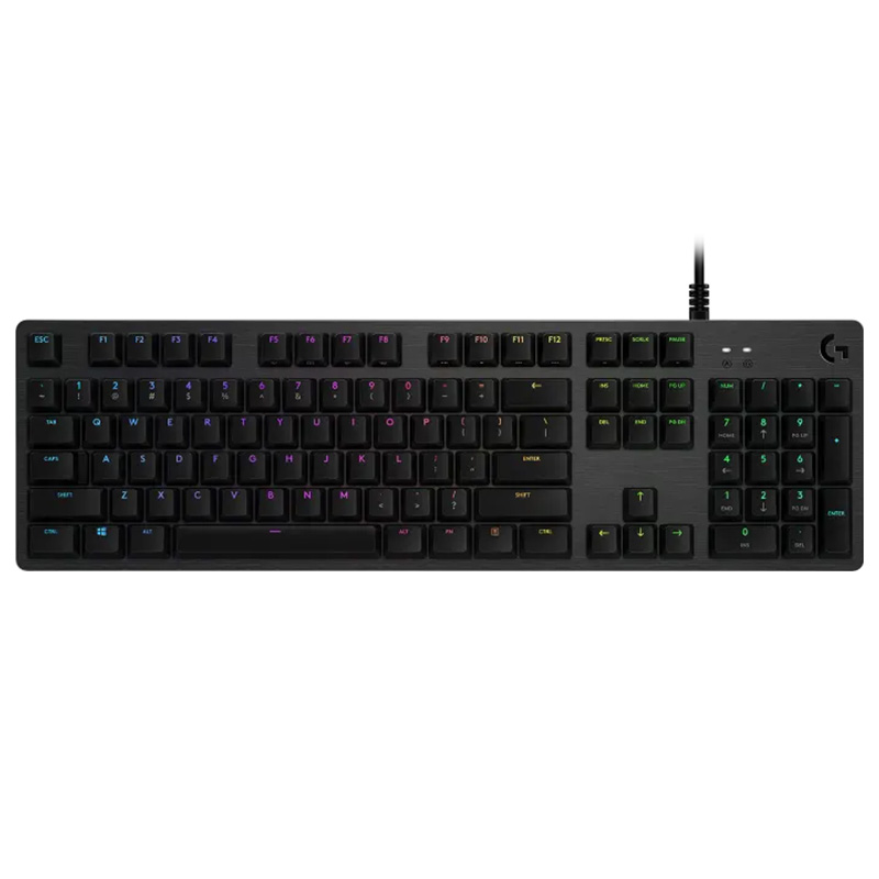 Logitech G512 Carbon RGB Mechanical Gaming Keyboard - GX Brown Tactile (920-009354)