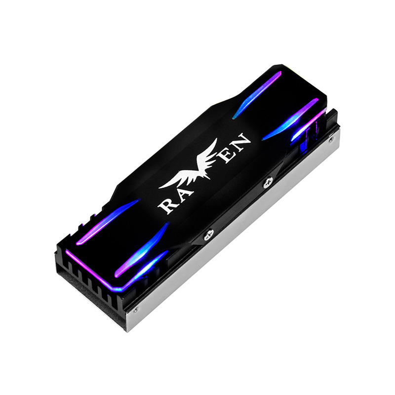 SilverStone M.2 SSD Cooling Kit with ARGB Lighting (SST-TP03-ARGB)