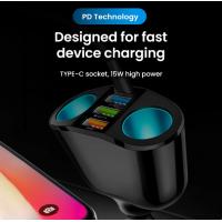 Car-Chargers-66W-Car-Charger-Fast-Charging-Cigarette-Lighter-Adapter-3USB-PD-Type-C-Socket-Car-Phone-Charger-For-iPhone-Xiaomi-Huawei-QC-3-0-5